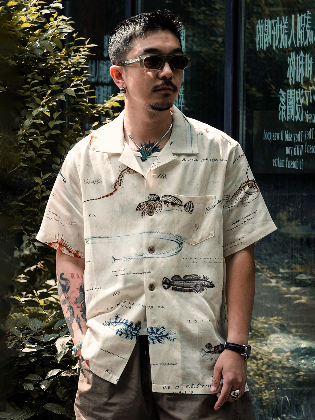 Fish Pattern Shirt